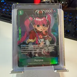 Perona OP09-034 R & Perona OP10-092 C (Promo); English Cards; Foil - Image 2