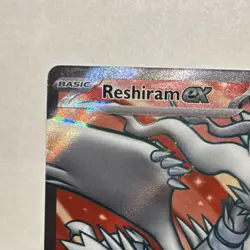 Pokemon TCG Reshiram EX Full Art Ultra Rare Card #158/086 Sv: White Flare - Image 2