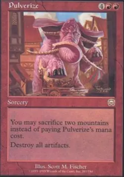 Pulverize - Foil NM, English MTG Mercadian Masques - Image 1