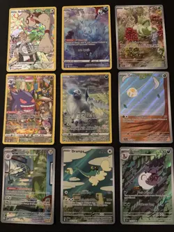 Pokemon TCG Illustration Rare Holo Lot of 9 Cards NM/MT Condition - Image 1