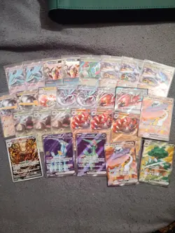 Pokemon Temporal Forces 27 Card Lot Iron Crown Iron Leaves ShiftryRaging Bolt - Image 1