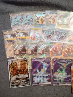 Pokemon Temporal Forces 27 Card Lot Iron Crown Iron Leaves ShiftryRaging Bolt - Image 2