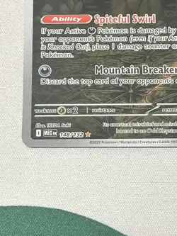 Pokemon Spiritomb TCG Holo Card Mega Evolution 148/132 - Image 5