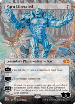 Karn Liberated - Foil - Borderless NM, English MTG Double Masters - Image 1