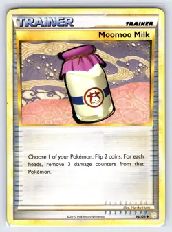 Moomoo Milk 94/123 2010 HeartGold & SoulSilver Pokemon Card Trainer - Lp - Image 1