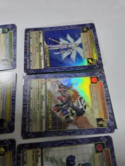 Digimon Bo Lot Vintage Cards Digibattle Angemon Dokugumon Holo Rare Series 3 Mix - Image 1