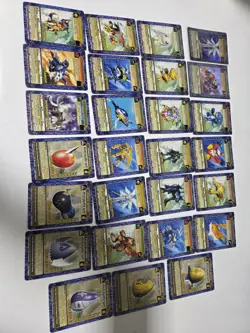 Digimon Bo Lot Vintage Cards Digibattle Angemon Dokugumon Holo Rare Series 3 Mix - Image 3