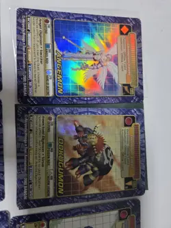 Digimon Bo Lot Vintage Cards Digibattle Angemon Dokugumon Holo Rare Series 3 Mix - Image 5