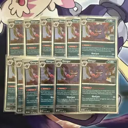 Pokemon Gengar Holo Card Lot 12x POR 050/088 / Perfect Order [ All Holo's ] - Image 1