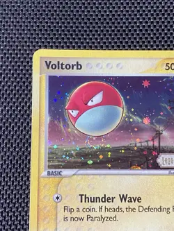 Pokemon Card - Voltorb Legend Maker 68/92 Swirl Common Reverse Holo Stamped - Image 3