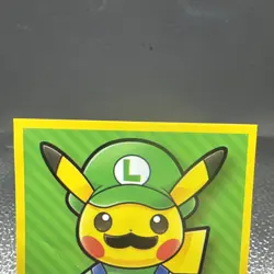 Luigi Pikachu Individual Card Sleeve Pokemon Center Japan Original - Image 2