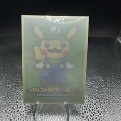 Luigi Pikachu Individual Card Sleeve Pokemon Center Japan Original - Image 4
