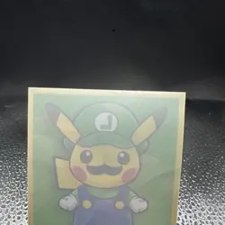 Luigi Pikachu Individual Card Sleeve Pokemon Center Japan Original - Image 5
