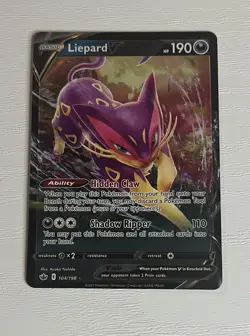 Liepard V 104/198 Chilling Reign NM Ultra Rare Pokemon Card - Image 1