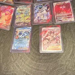 Pokemon 13 Holo Foil Cards Lot - Rayquaza VMAX, Gyarados GX, Diancie, Moltres V - Image 5
