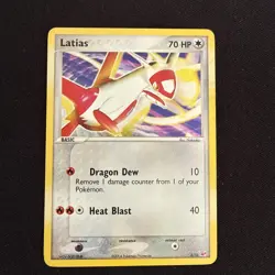 Pokemon Latias 4/10 Holo Rare 2004 Trainer Kit EX Series TCG Card - Image 1