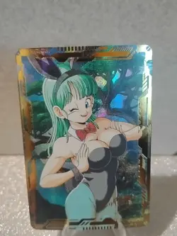 Bulma DRAGON BALL Anime ACG Waifu Holo Kitty Trading Card - Image 1