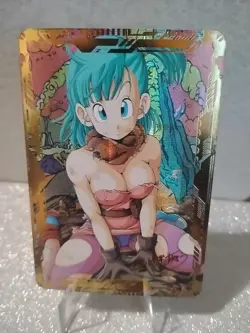 Bulma DRAGON BALL Anime ACG Waifu Holo Kitty Trading Card - Image 1