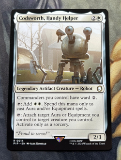 Codsworth, Handy Helper Universes Beyond: Fallout Regular Near Mint (MTG) - Image 1