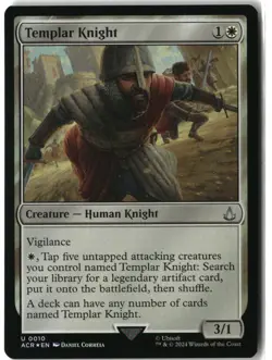 MTG Templar Knight [ACR - 10] LP 2-65 - Image 1