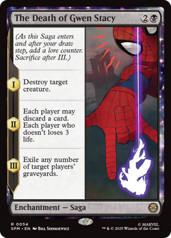 The Death of Gwen Stacy (FOIL) x1 - MTG Marvel's Spider-Man SPM #54 - Image 1