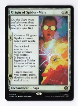 Origin of Spider-Man (Foil) 0009 (R) MTG Marvel's Spider-Man (SPM) - Image 1