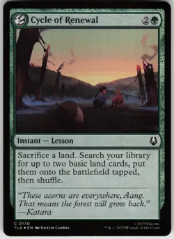 MTG Cycle of Renewal Foil NM Avatar: The Last Airbender Magic 170 - Image 1