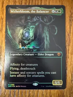 FOIL BORDERLESS Witherbloom, the Balancer - MTG Secrets of Strixhaven M/N - Image 1