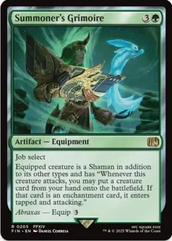 1 x Summoner's Grimoire - Final Fantasy - FFXIV - LP - MTG - Image 1