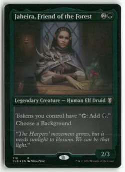 Jaheira, Friend of the Forest (Foil Etched) 518 Commander Legends MTG Foil LP - Image 1
