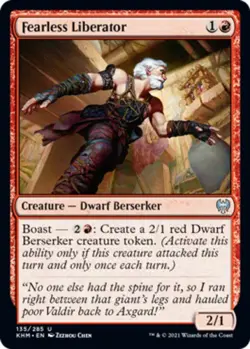 Fearless Liberator NM, English MTG Kaldheim - Image 1