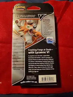New - Pokemon TCG: V Battle Deck Lycanroc V - Sealed - Image 2