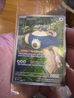 Pokemon TCG Snorlax SVP 051 Black Star Promo Holo Rare Sealed Pack NM - Image 1