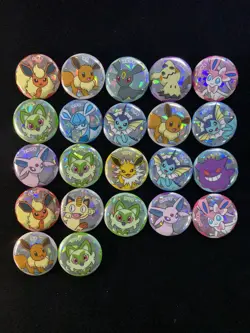 2025 Pokemon TCG S-Chinese Gem Pack Sylveon Umbreon Badge‌ Lot*22 AD12 - Image 1