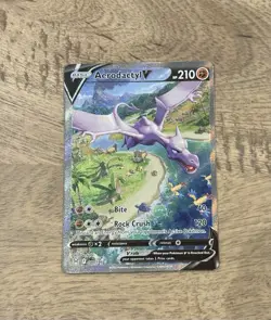 Pokemon Aerodactyl V 180/196 Alt Art 2022 Lost Origin Set NM - Image 1