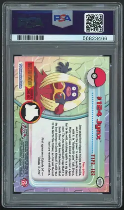 2000 Topps Chrome Pokemon Jynx #124 PSA 7 NM - Image 2