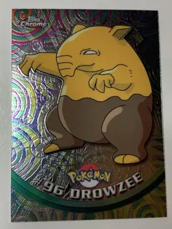 2000 Topps Chrome Pokemon Series 2 #96 Drowzee FREE COMBINED SHIPPING - Image 1