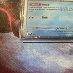 Pokemon TCG Psyduck MEP Black Star Promo #007 Cosmo Holo Mega Evolution - Image 5