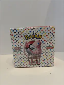 Pokemon 151 Booster Box - SV2A Japanese - SEALED NEW w/SHRINK - Image 1