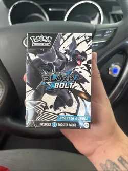Pokemon TCG Scarlet & Violet Black Bolt Booster Bundle Box – 6 Booster Packs - Image 1