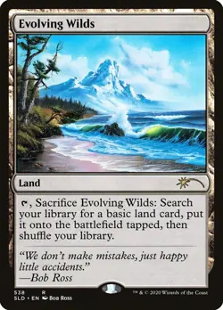 Evolving Wilds - Bob Ross - Foil NM, English MTG Secret Lair Drop Series - Image 1