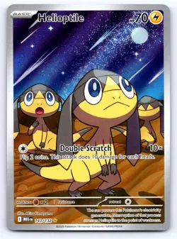 Helioptile 143/132 Illustration Rare Mega Evolution Pokemon Near Mint - Image 1