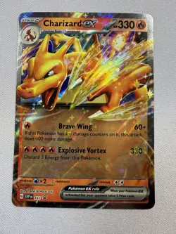 CHARIZARD EX SVP 161 UPC ULTRA RARE HOLO Black Star Promo Ultra Premium - Image 1