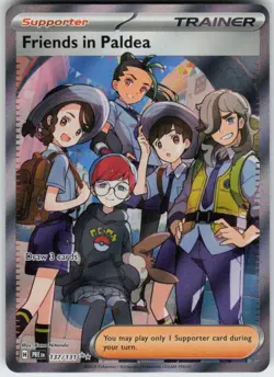 Friends in Paldea 137/131 Ultra Rare Prismatic Evolutions Pokemon Holo Near Mint - Image 1