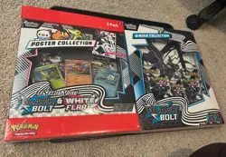 Pokemon TCG Scarlet & Violet Black Bolt & White Flare Binder Poster Promo Box - Image 1