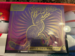 Pokemon TCG Scarlet & Violet 3-Pack Bundle- Miraidon ETB + 2 Poke Balls (SEALED) - Image 2