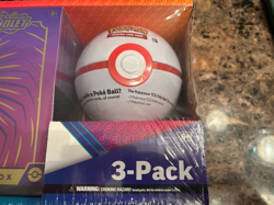 Pokemon TCG Scarlet & Violet 3-Pack Bundle- Miraidon ETB + 2 Poke Balls (SEALED) - Image 4