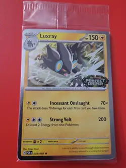 Sealed Luxray Promo Holo Perfect Order Stage 2 028/088 Pokemon TCG English - Image 1