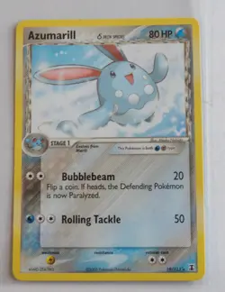 Pokemon TCG Azumarill 19/113 EX Delta Species 2005 Stage 1 80 HP - Image 1