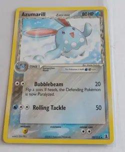 Pokemon TCG Azumarill 19/113 EX Delta Species 2005 Stage 1 80 HP - Image 2